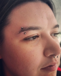 Piercing eyebrow